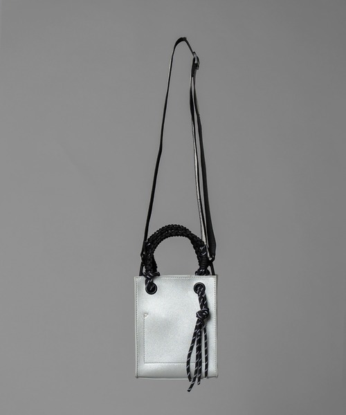 MAISON SPECIAL(メゾンスペシャル)の「《UNISEX》【THEATRE PRODUCTS】Collaboration Shoulder Mini Tote Bag/シアタープロダクツコラボレーションショルダーミニトートバッグ【MAISON SPECIAL/メゾンスペシャル】(ショルダーバッグ・メンズ・ブラック/シルバー・FREE)」の7枚目の写真