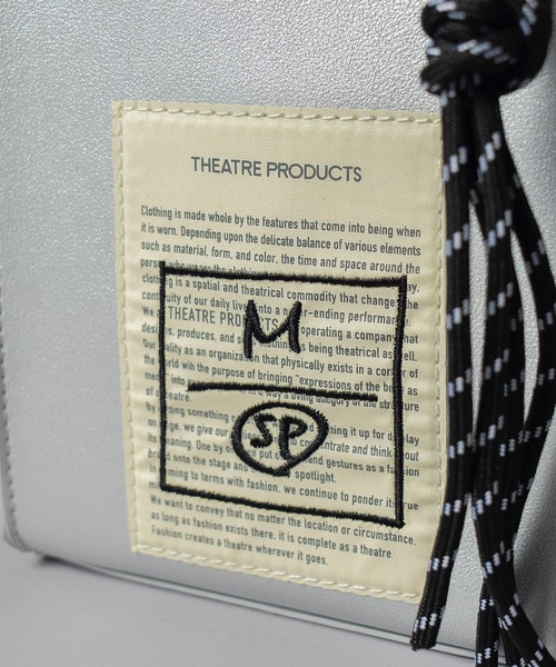 MAISON SPECIAL(メゾンスペシャル)の「《UNISEX》【THEATRE PRODUCTS】Collaboration Shoulder Mini Tote Bag/シアタープロダクツコラボレーションショルダーミニトートバッグ【MAISON SPECIAL/メゾンスペシャル】(ショルダーバッグ・メンズ・ブラック/シルバー・FREE)」の10枚目の写真
