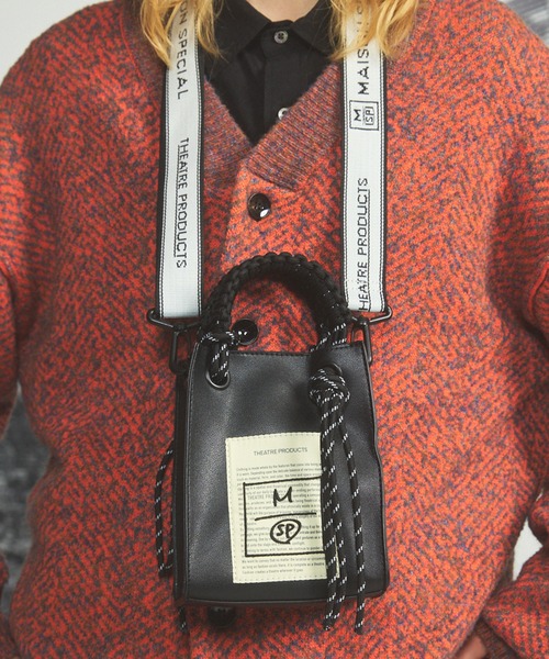 MAISON SPECIAL(メゾンスペシャル)の「《UNISEX》【THEATRE PRODUCTS】Collaboration Shoulder Mini Tote Bag/シアタープロダクツコラボレーションショルダーミニトートバッグ【MAISON SPECIAL/メゾンスペシャル】(ショルダーバッグ・メンズ・ブラック/シルバー・FREE)」の16枚目の写真
