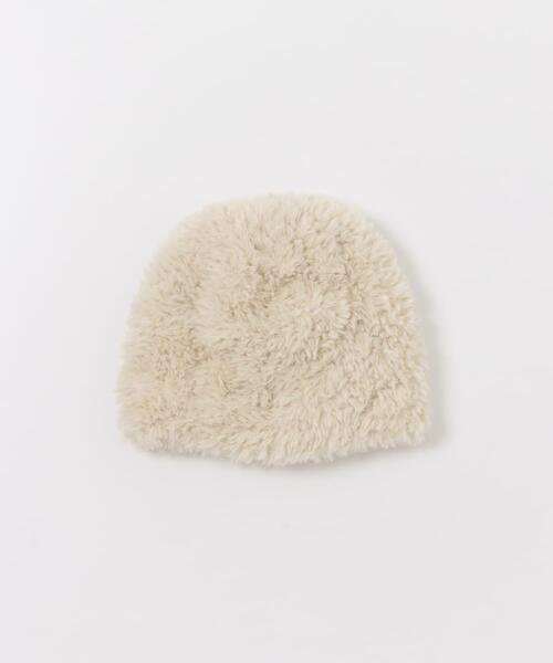 SMELLY（スメリー）の「ファーニットキャップ（ニットキャップ/ビーニー・レディース・グレー系その他/アイボリー・-）」の8枚目の写真