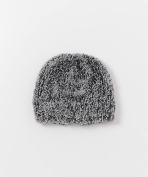 SMELLY（スメリー）の「ファーニットキャップ（ニットキャップ/ビーニー・レディース・グレー系その他/アイボリー・-）」の15枚目の写真