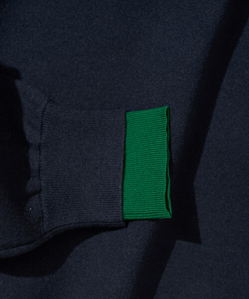 FREAK'S STORE（フリークスストア）の「限定展開　接結 配色 カラー ニット プルオーバー（ニット/セーター・レディース・ネイビー/ライトグレー/ブラウン/ブラック/ナチュラル・ﾌﾘ-）」の10枚目の写真