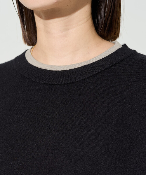 【セール】限定展開　接結 配色 カラー ニット プルオーバー（ニット/セーター）｜FREAK'S STORE（フリークスストア）