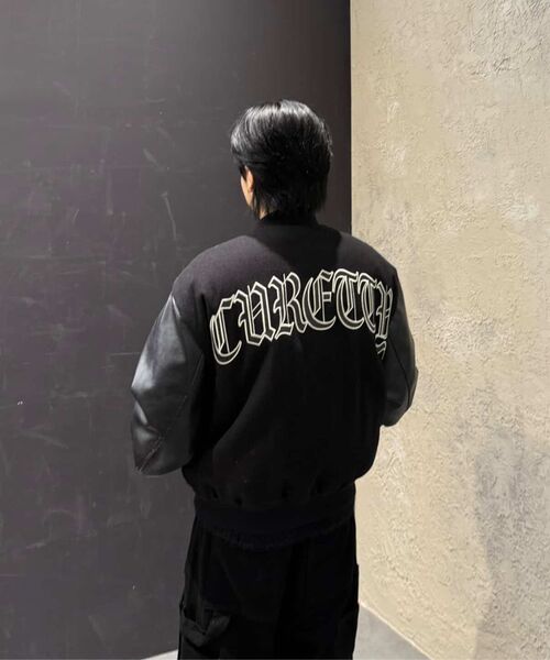 CURETTY(キュリティ)の「C DOUBLE-TEXTURE C VARSITY JACKET_BLACK(その他アウター・レディース・ブラック・SMALL)」の5枚目の写真
