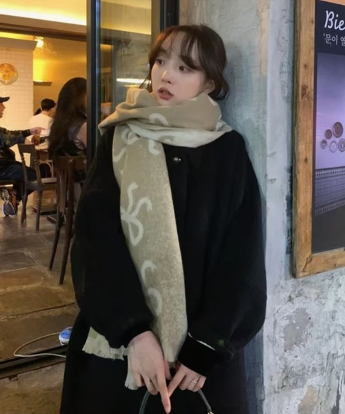 ストール/スカーフの商品一覧|レディースファッション通販のJ Lounge【公式】 [REEKOS] 冬 スカーフ マフラー  レディーススカーフニット春冬の女性のスカーフ格子縞​​の暖かいネックバンダナカジュアル ス マフラー ストール ショール レディーススカーフニット春冬の女性のスカーフ格子縞​​の暖かいネックバンダナカジュアル スカーフ (C