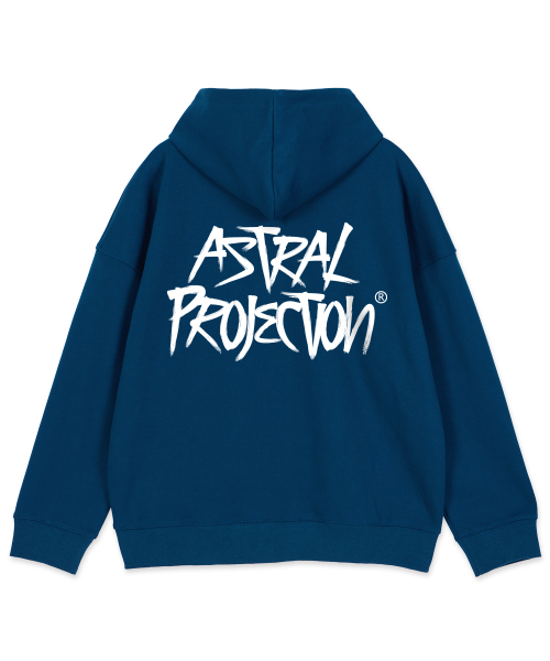 ASTRAL PROJECTION(アストラルプロジェクション)の「グラフィティレタリングオーバーサイズワイドショルダーフードジップアップ_ティルブルー(パーカー・メンズ・その他・SMALL/MEDIUM/LARGE/X-LARGE)」の6枚目の写真