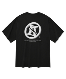 ラウンドロゴ半袖Tシャツブラック