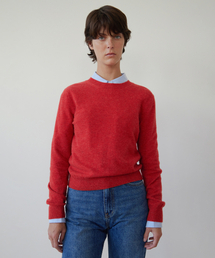 Essential Wool Round Knit - Ash Red