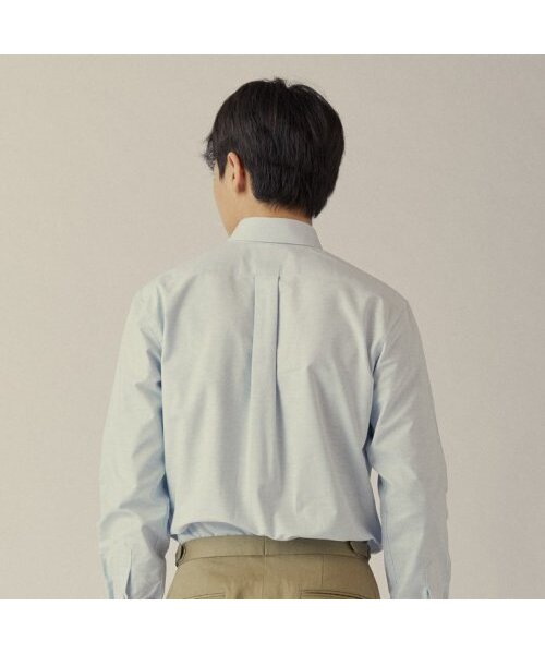MANNERGRAM(マナーグラム)の「オックスフォードコットンダウンスタンダードシャツブルー(ビジネスシャツ・メンズ・その他・100/110/95/105)」の3枚目の写真