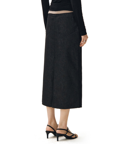 DECET WOMEN(デケット ウーマン)の「シグネチャーロングスカート DCSK003CPブラック(スカート・レディース・その他・SMALL/MEDIUM/LARGE/X-SMALL)」の9枚目の写真