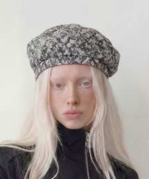 UNDERCONTROL STUDIO（アンダーコントロールスタジオ）の「夏ジャガードベレー帽 BREAD BERET / SMOG JACQUARD / グレー（ハンチング/ベレー帽）」