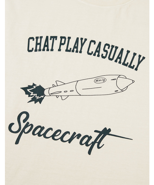 MMLG（エムエムエルジー）の「[Mmlg] SPACECRAFT HF-T (CREAM)（Tシャツ/カットソー・レディース・その他・LARGE/MEDIUM/SMALL/X-LARGE）」の4枚目の写真