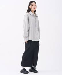 FDR（エフディーアール）の「Side String Long Skirt Black（スカート）」