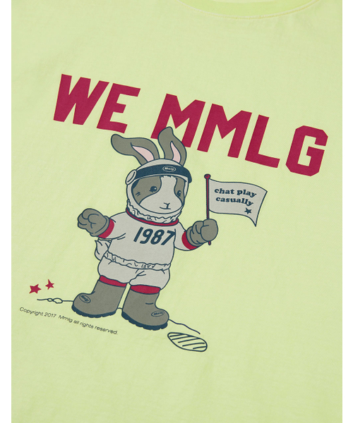 MMLG（エムエムエルジー）の「[Mmlg] ムーンメルジュ HF-T (ライム)（Tシャツ/カットソー・レディース・その他・SMALL/MEDIUM/LARGE/X-LARGE）」の4枚目の写真