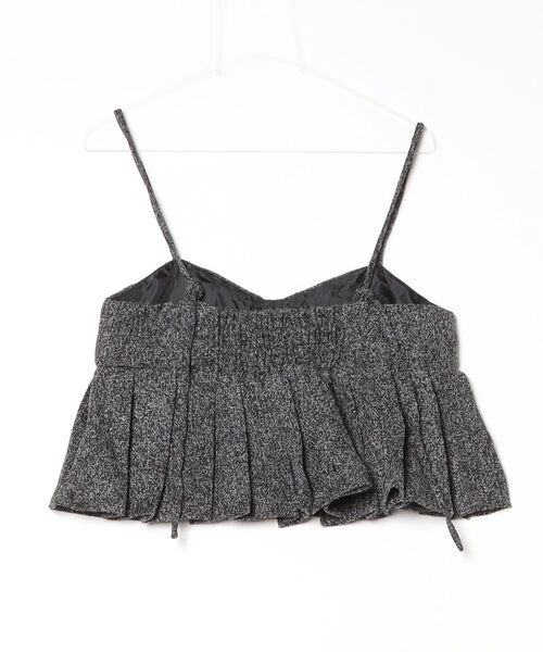 FUNALIVE（ファンアライブ）の「ツイードプリーツキャミビスチェ（キャミソール・レディース・ブラック・FREE）」の11枚目の写真