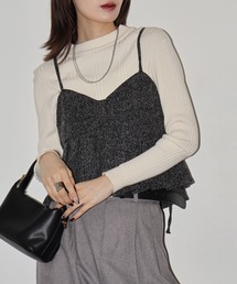 FUNALIVE（ファンアライブ）の「ツイードプリーツキャミビスチェ（キャミソール）」