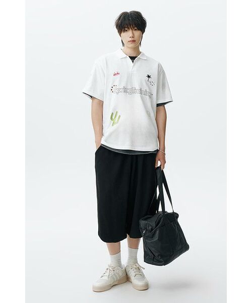 PHILIPPAKER(フィリップペイカー)の「カーペンター バミューダ スウェット 8部パンツ ホワイト グレー(その他パンツ・メンズ・その他・MEDIUM/LARGE/X-LARGE)」の16枚目の写真