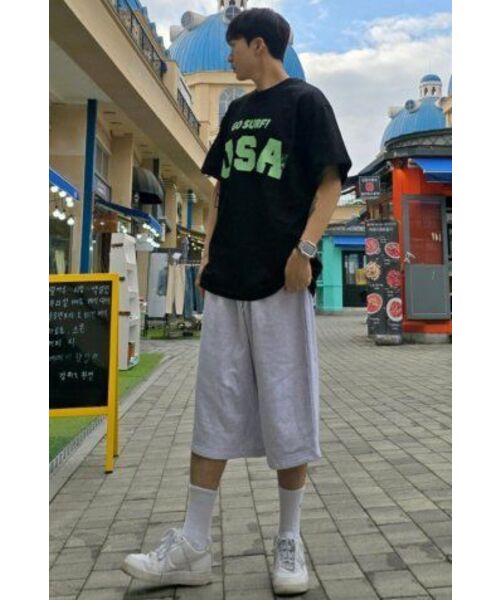 PHILIPPAKER(フィリップペイカー)の「カーペンター バミューダ スウェット 8部パンツ ホワイト グレー(その他パンツ・メンズ・その他・MEDIUM/LARGE/X-LARGE)」の19枚目の写真
