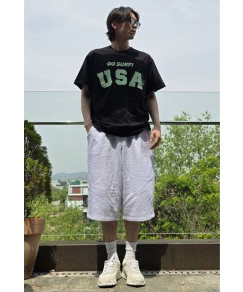 PHILIPPAKER(フィリップペイカー)の「カーペンター バミューダ スウェット 8部パンツ ホワイト グレー(その他パンツ・メンズ・その他・MEDIUM/LARGE/X-LARGE)」の22枚目の写真