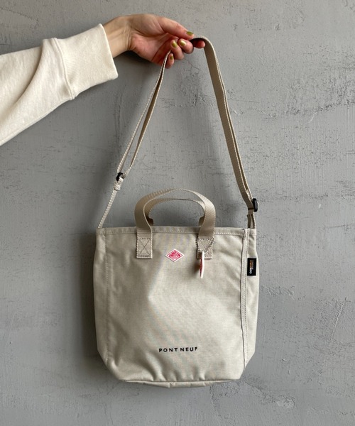 DANTON（ダントン）の「[DANTON/ダントン] PONT NEUF コーデュラキャンバス 2WAYトートバッグ（ショルダーバッグ・レディース・ブラック/アイボリー・ONE SIZE）」の15枚目の写真