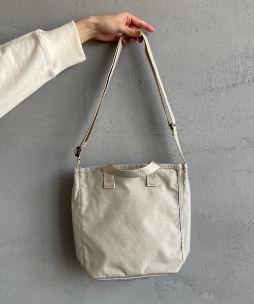 DANTON（ダントン）の「[DANTON/ダントン] PONT NEUF コーデュラキャンバス 2WAYトートバッグ（ショルダーバッグ・レディース・ブラック/アイボリー・ONE SIZE）」の16枚目の写真