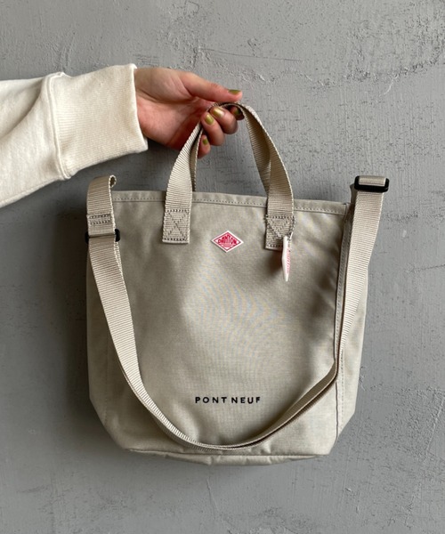DANTON（ダントン）の「[DANTON/ダントン] PONT NEUF コーデュラキャンバス 2WAYトートバッグ（ショルダーバッグ・レディース・ブラック/アイボリー・ONE SIZE）」の17枚目の写真
