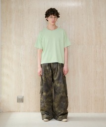 soerte（ソエルテ）の「All-Over Pattern Military Cargo Pants / ワイドミリタリーカーゴパンツ（カーゴパンツ）」