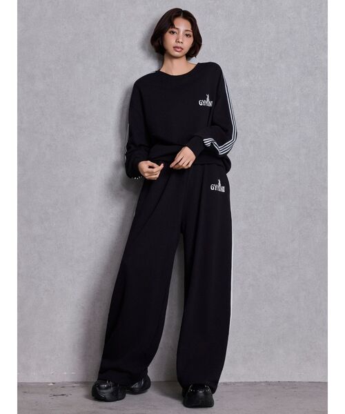 GYDA ジェイダ スウェット トップス パンツ セットアップ バニー GYDA（ジェイダ）の「GYMINI BUNNYラインスウェットトップス