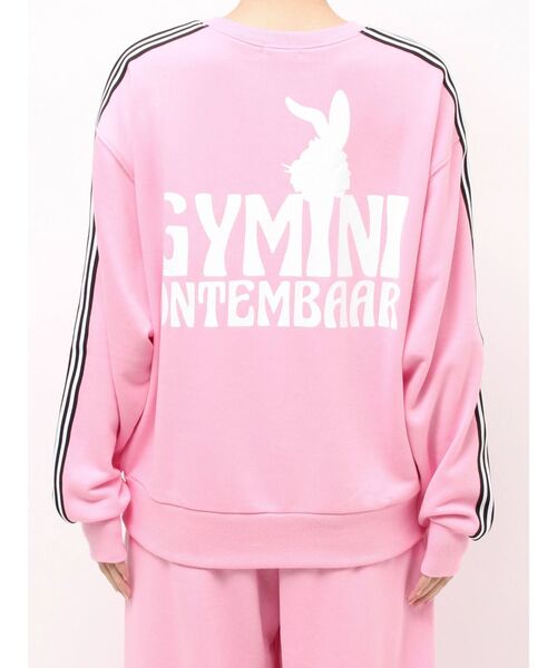 GYDA（ジェイダ）の「GYMINI BUNNYラインスウェットトップス（スウェット・レディース・ベージュ/ピンク/ブラック/オフホワイト・FREE）」の13枚目の写真
