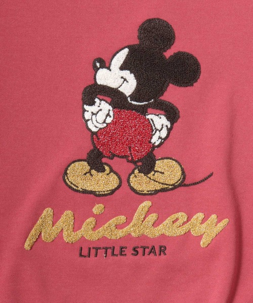 Disney(ディズニー)の「Disney(ディズニー)キャラクターサガラ刺繍スウェットトレーナー/ミッキーマウス/トイ・ストーリー エイリアン(スウェット・レディース・パープル/ブラック/アイボリー/レッド・L/M)」の9枚目の写真
