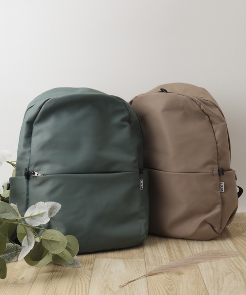 L.R.M（エルアールエム）の「隠しジップ10ポケットリュック（バックパック/リュック・レディース・ブラック/ネイビー/ミント/ベージュ・FREE）」の7枚目の写真