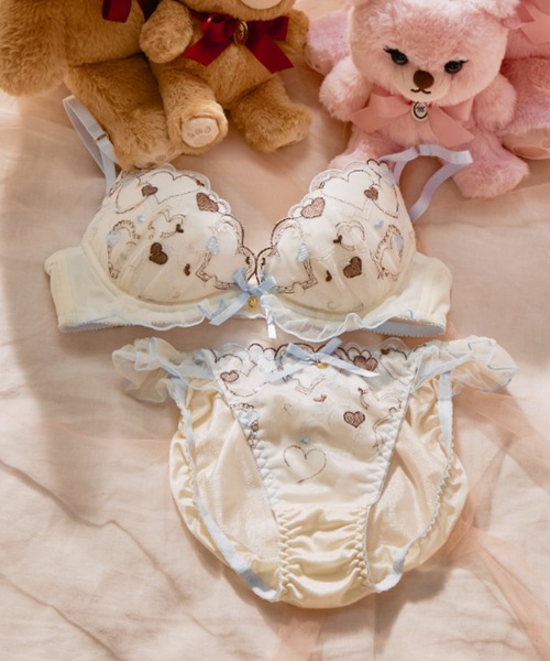セール】【WEB限定】ハートフルメロディブラジャー＆ショーツセット