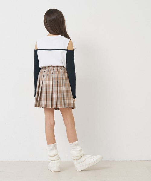 coca(coca)(コカ)の「キッズ プリーツスカート(スカート・キッズ・ブラック/ベージュ・120/130/140/150)」の11枚目の写真