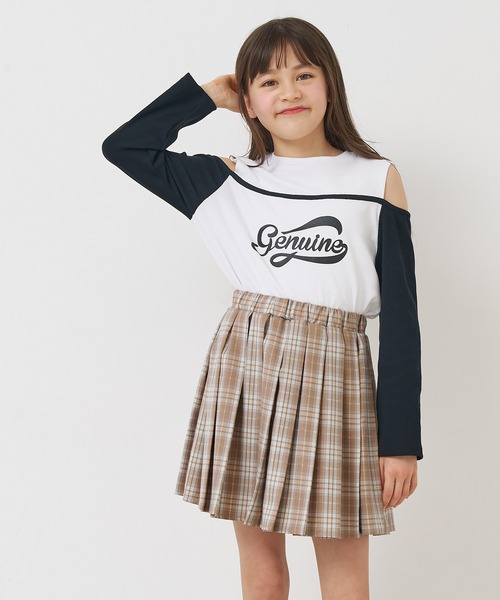 coca(coca)(コカ)の「キッズ プリーツスカート(スカート・キッズ・ブラック/ベージュ・120/130/140/150)」の12枚目の写真