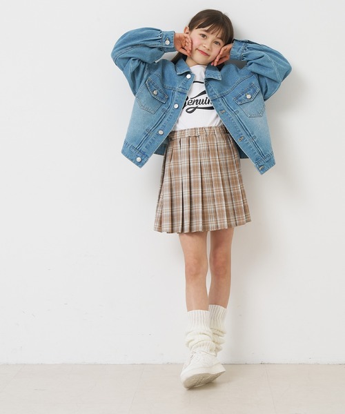 coca(coca)(コカ)の「キッズ プリーツスカート(スカート・キッズ・ブラック/ベージュ・120/130/140/150)」の14枚目の写真