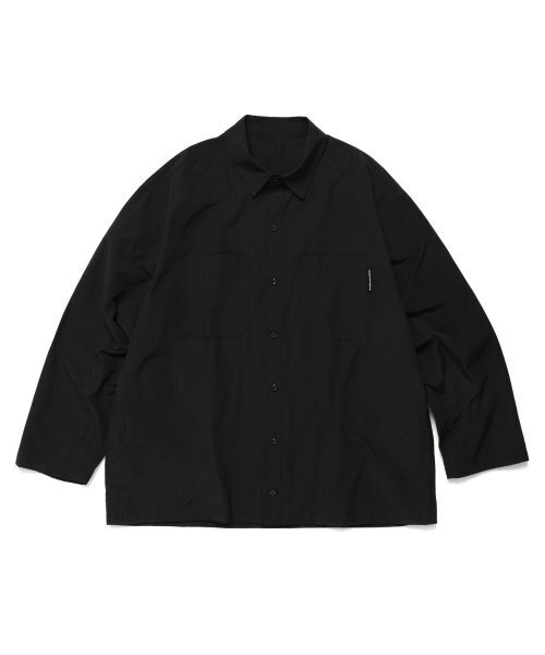 eastserviceshop(イーストサービスショップ)の「Side Pocket Long Shirt - Black(シャツ/ブラウス・レディース・その他・SMALL/MEDIUM/LARGE)」の1枚目の写真