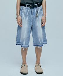 KND（ケイエヌディ）の「ナバホ パターン カットオフ バミューダ パンツ ライト ブルー（その他パンツ）」