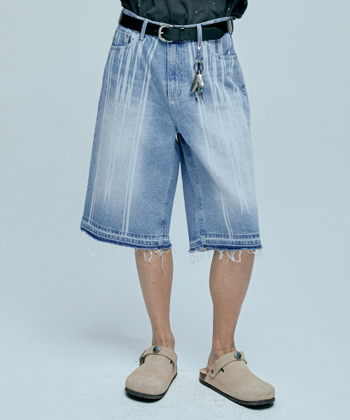 KND（ケイエヌディ）の「ナバホ パターン カットオフ バミューダ パンツ ライト ブルー（その他パンツ・メンズ・その他・1(M)/2(L)/3(XL)）」の5枚目の写真