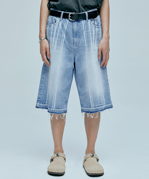 KND（ケイエヌディ）の「ナバホ パターン カットオフ バミューダ パンツ ライト ブルー（その他パンツ・メンズ・その他・1(M)/2(L)/3(XL)）」の7枚目の写真