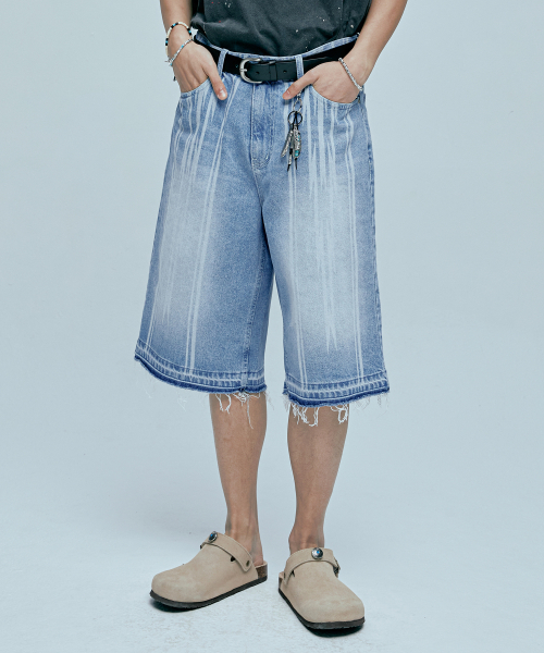KND（ケイエヌディ）の「ナバホ パターン カットオフ バミューダ パンツ ライト ブルー（その他パンツ・メンズ・その他・1(M)/2(L)/3(XL)）」の9枚目の写真