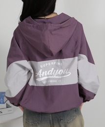 pumpkin port（パンプキンポート）の「バックロゴプリント 配色切り替え マウンテンパーカー（マウンテンパーカー）」