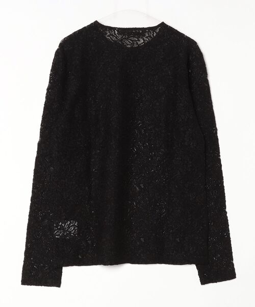 JOHN LAWRENCE SULLIVAN（ジョンローレンスサリバン）の「LACE PULLOVER（Tシャツ/カットソー・メンズ・ブラック・SMALL）」の3枚目の写真