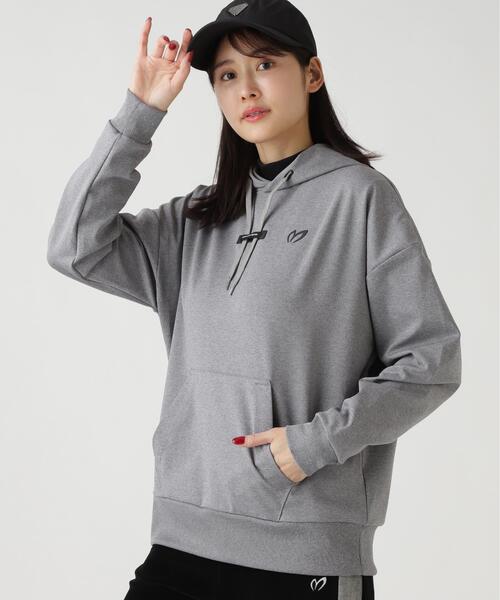 MASTER BUNNY EDITION（マスターバニーエディション）の「【MASTER BUNNY EDITION】カチオンポリエステルポンチ（スウェット・レディース・グレー/グレー系その他2/ホワイト・SMALL/MEDIUM/LARGE）」の4枚目の写真