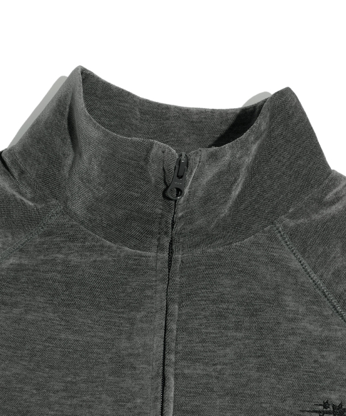 NICE GHOST CLUB（ナイスゴーストクラブ）の「VELOUR TRACK JACKET_GREY(NG2EFUB933A)（ナイロンジャケット・レディース・グレー・S/L/M）」の3枚目の写真