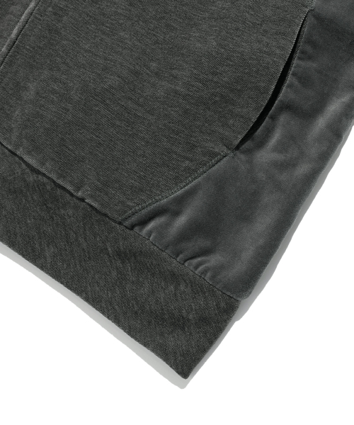 NICE GHOST CLUB（ナイスゴーストクラブ）の「VELOUR TRACK JACKET_GREY(NG2EFUB933A)（ナイロンジャケット・レディース・グレー・S/L/M）」の6枚目の写真