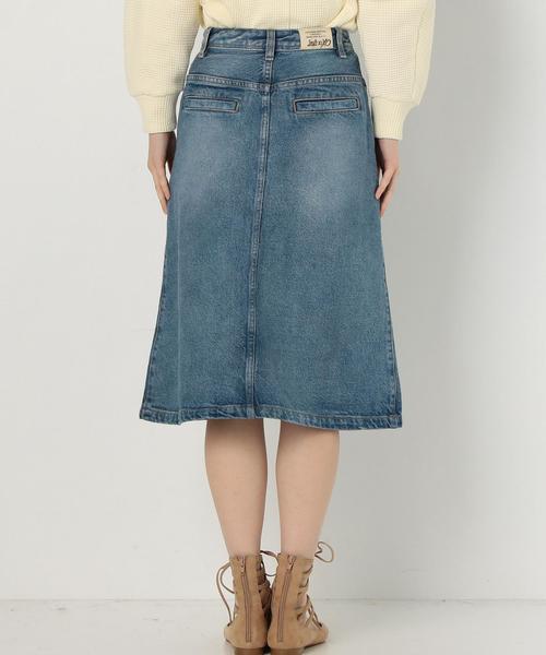 Another Edition（アナザーエディション）の「デニムフレアスカート/AEBFC DNM FLR SK◆（デニムスカート・レディース・ライトブルー/コバルトブルー・MEDIUM/SMALL）」の10枚目の写真