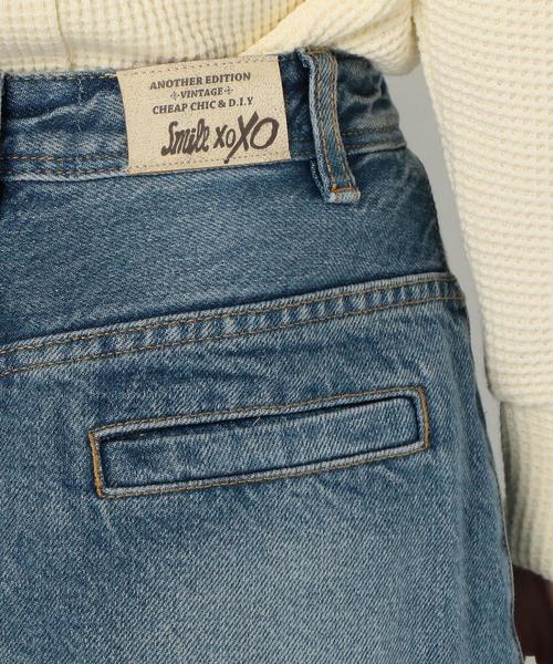 Another Edition（アナザーエディション）の「デニムフレアスカート/AEBFC DNM FLR SK◆（デニムスカート・レディース・ライトブルー/コバルトブルー・MEDIUM/SMALL）」の7枚目の写真