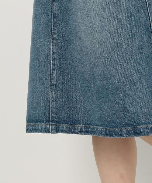 Another Edition（アナザーエディション）の「デニムフレアスカート/AEBFC DNM FLR SK◆（デニムスカート・レディース・ライトブルー/コバルトブルー・MEDIUM/SMALL）」の8枚目の写真