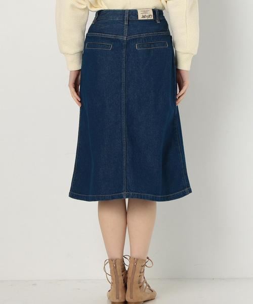 Another Edition（アナザーエディション）の「デニムフレアスカート/AEBFC DNM FLR SK◆（デニムスカート・レディース・ライトブルー/コバルトブルー・MEDIUM/SMALL）」の18枚目の写真