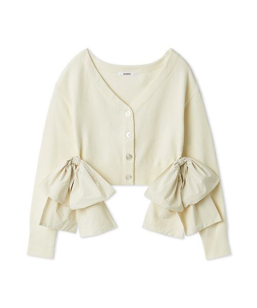 SNIDEL（スナイデル）の「リボンドッキングカーディガン（カーディガン/ボレロ・レディース・アイボリー/レッド/ネイビー・F）」の19枚目の写真